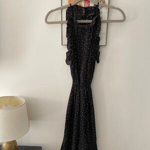 WHOWHATWEAR POLKA-DOT WRAP DRESS